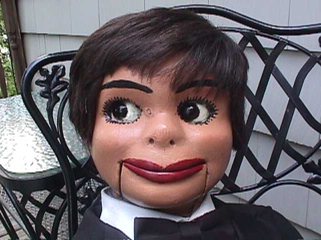 Vicki Taylor & Ronnie, a ventriloquist figure attributed to John Carroll