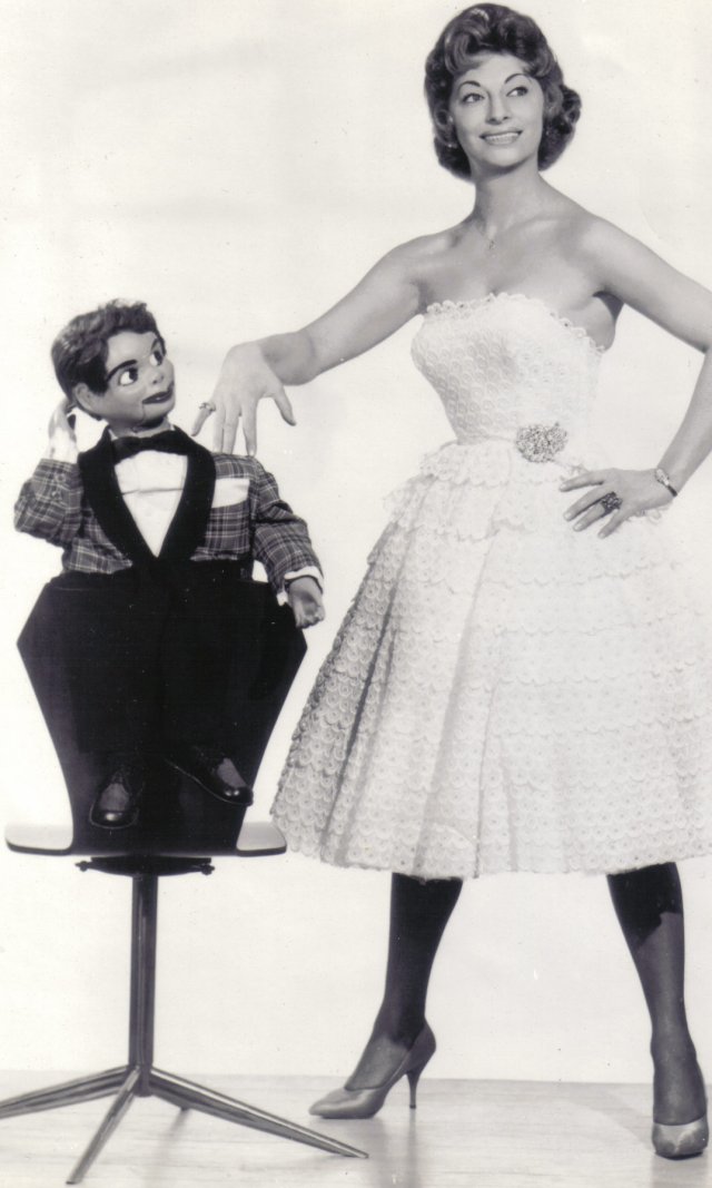 Vicki Taylor & Ronnie, a ventriloquist figure attributed to John Carroll
