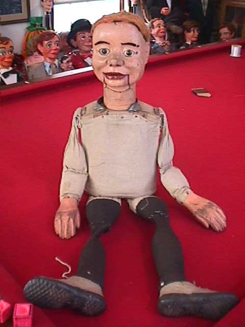 Frank Goldquist, a ventriloquist figure attributed to Theodore Mack & Son