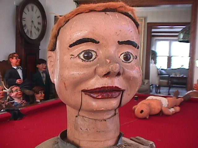 Frank Goldquist, a ventriloquist figure attributed to Theodore Mack & Son