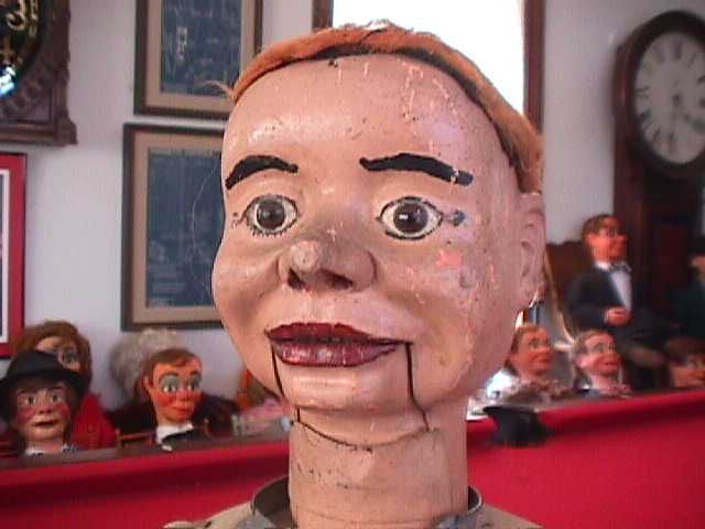 Frank Goldquist, a ventriloquist figure attributed to Theodore Mack & Son