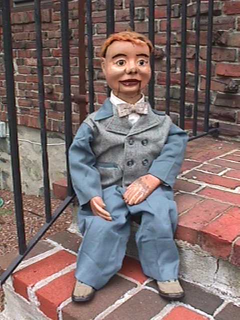 Frank Goldquist, a ventriloquist figure attributed to Theodore Mack & Son