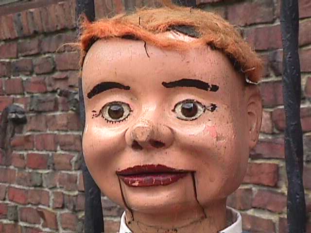 Frank Goldquist, a ventriloquist figure attributed to Theodore Mack & Son