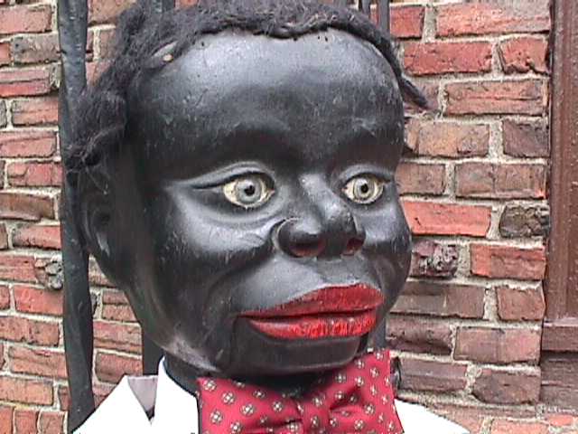 Frank Goldquist, a ventriloquist figure attributed to Theodore Mack & Son
