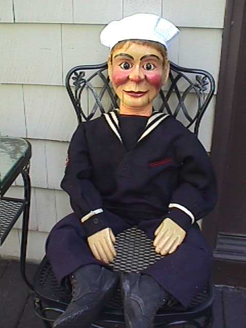 Great Theodore, a ventriloquist figure attributed to Theodore Mack & Son
