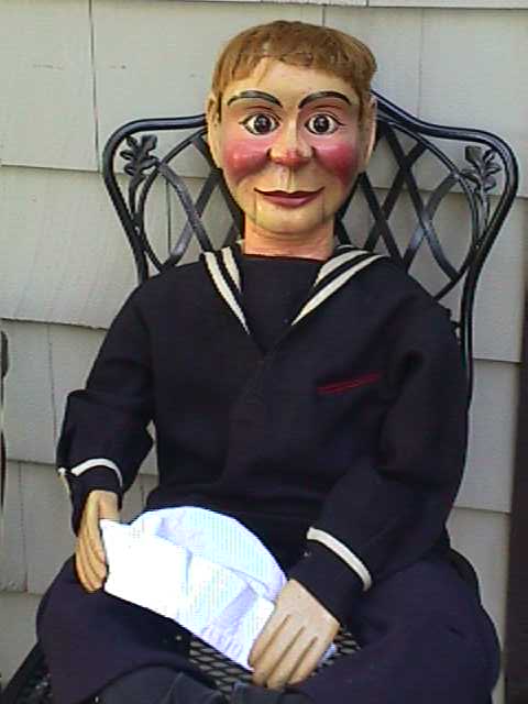 Great Theodore, a ventriloquist figure attributed to Theodore Mack & Son