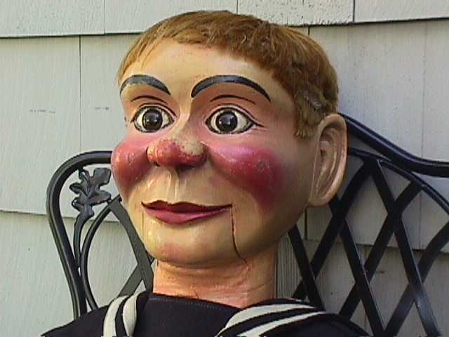 Great Theodore, a ventriloquist figure attributed to Theodore Mack & Son