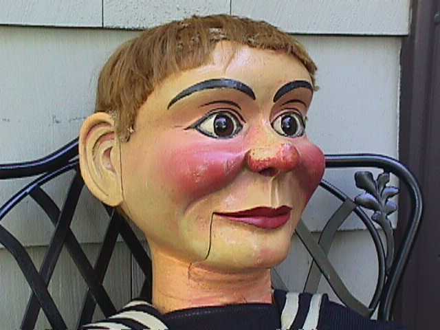 Great Theodore, a ventriloquist figure attributed to Theodore Mack & Son