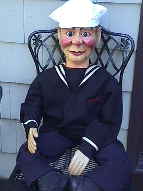 Great Theodore, a ventriloquist figure attributed to Theodore Mack & Son