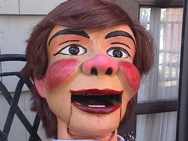 90% Original, a ventriloquist figure attributed to Theodore Mack & Son