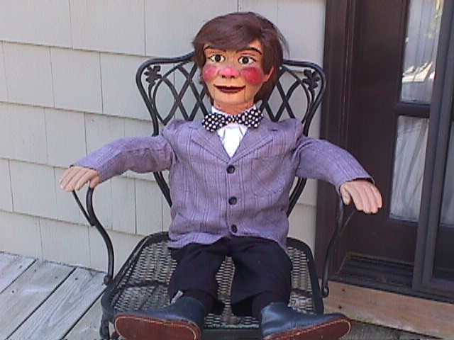 90% Original, a ventriloquist figure attributed to Theodore Mack & Son