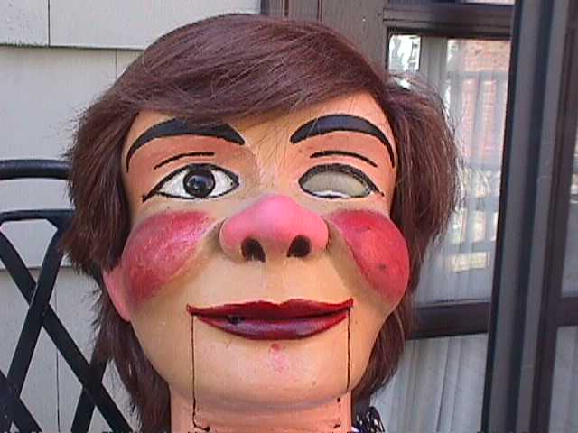 90% Original, a ventriloquist figure attributed to Theodore Mack & Son