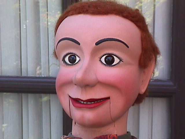 Prime Example, a ventriloquist figure attributed to Theodore Mack & Son