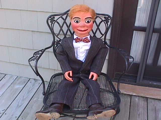 Pinxy, a ventriloquist figure attributed to Theodore Mack & Son