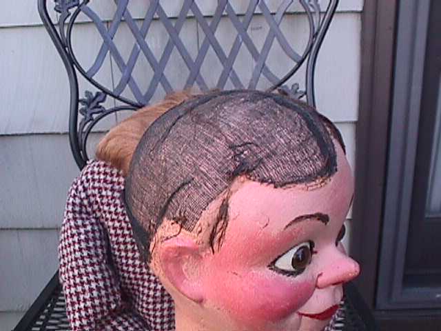 Tiny, a ventriloquist figure attributed to Madeleine Maher