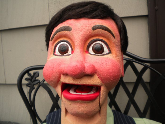 Manalli 01, a ventriloquist figure attributed to James Manalli