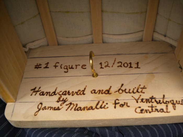 Manalli 01, a ventriloquist figure attributed to James Manalli
