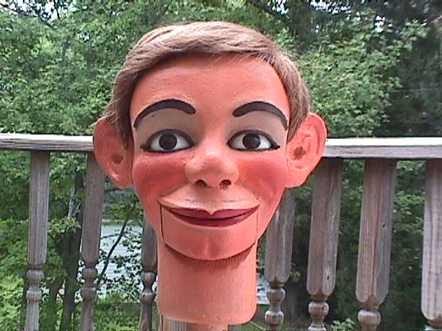 Loaded, a ventriloquist figure attributed to Frank Marshall