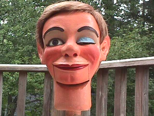 Loaded, a ventriloquist figure attributed to Frank Marshall