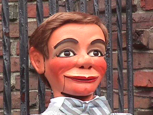 Loaded, a ventriloquist figure attributed to Frank Marshall