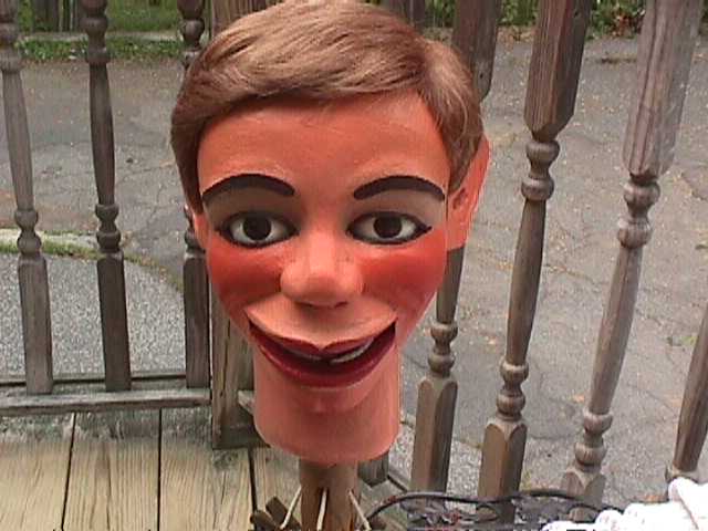 Loaded, a ventriloquist figure attributed to Frank Marshall