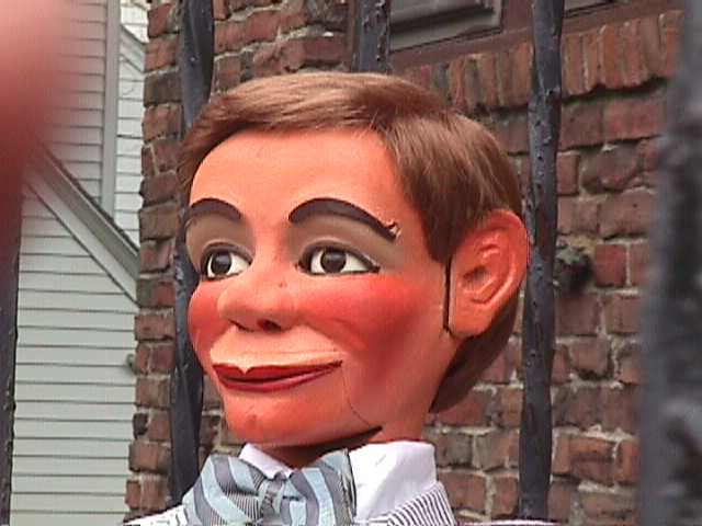 Loaded, a ventriloquist figure attributed to Frank Marshall