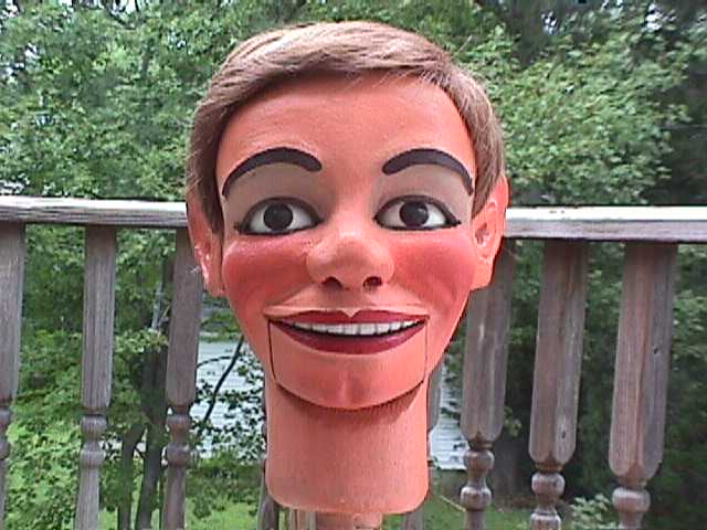 Loaded, a ventriloquist figure attributed to Frank Marshall
