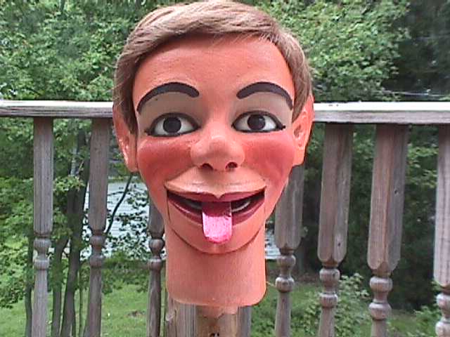 Loaded, a ventriloquist figure attributed to Frank Marshall