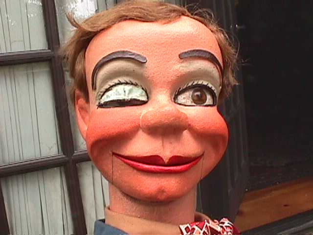 Premier Example of a Nosey, a ventriloquist figure attributed to Frank Marshall