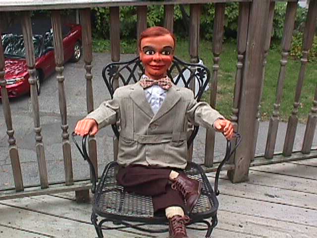 Another Nosey, a ventriloquist figure attributed to Frank Marshall