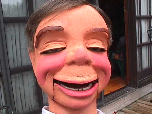 Bob McElroy, a ventriloquist figure attributed to Frank Marshall