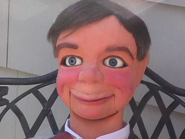 Bob McElroy, a ventriloquist figure attributed to Frank Marshall