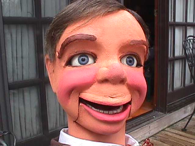 Bob McElroy, a ventriloquist figure attributed to Frank Marshall