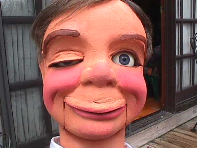 Bob McElroy, a ventriloquist figure attributed to Frank Marshall
