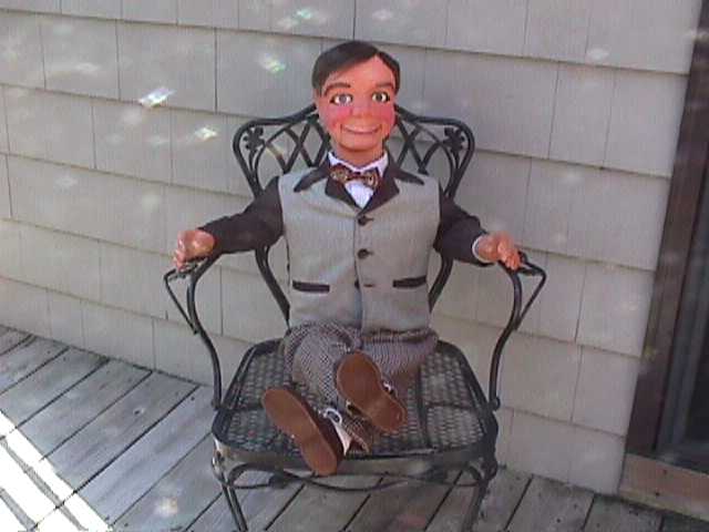 Bob McElroy, a ventriloquist figure attributed to Frank Marshall