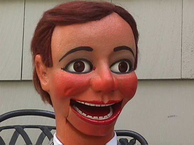 Happy Guy, a ventriloquist figure attributed to Frank Marshall