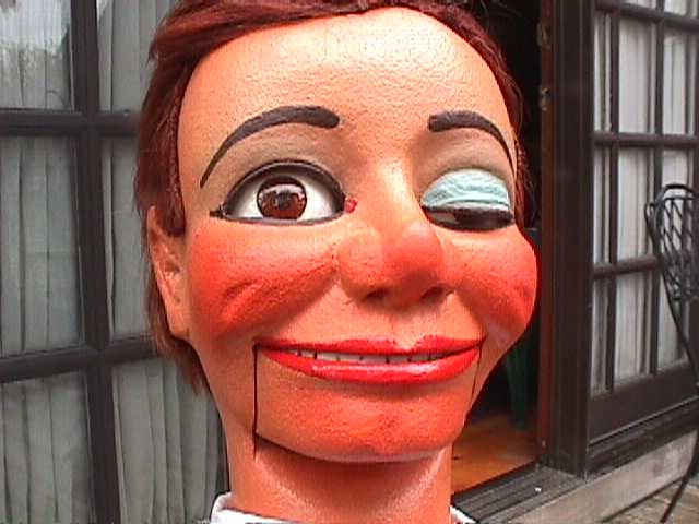 Happy Guy, a ventriloquist figure attributed to Frank Marshall