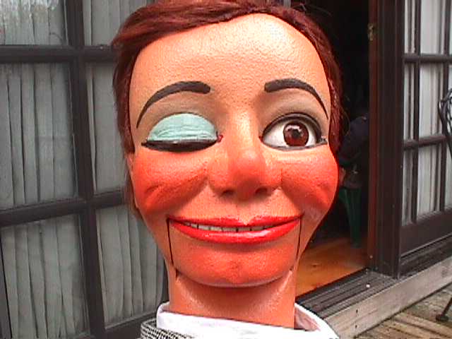 Happy Guy, a ventriloquist figure attributed to Frank Marshall
