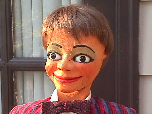 Ricky Tik, a ventriloquist figure attributed to Frank Marshall