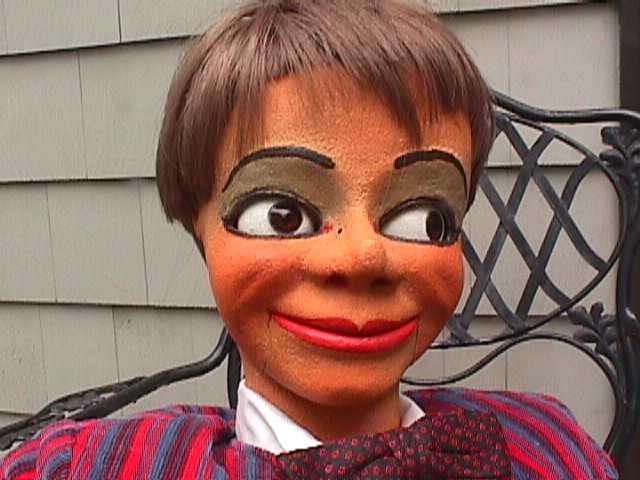 Ricky Tik, a ventriloquist figure attributed to Frank Marshall