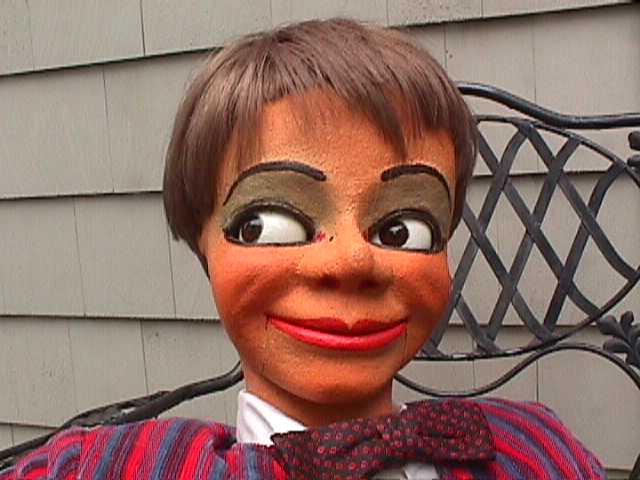 Ricky Tik, a ventriloquist figure attributed to Frank Marshall