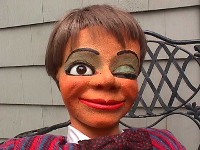 Ricky Tik, a ventriloquist figure attributed to Frank Marshall