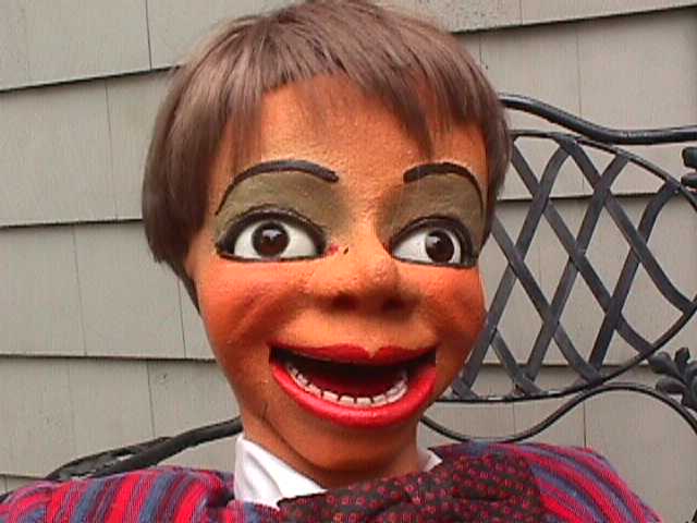 Ricky Tik, a ventriloquist figure attributed to Frank Marshall