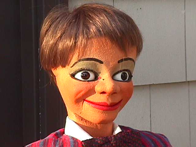 Ricky Tik, a ventriloquist figure attributed to Frank Marshall