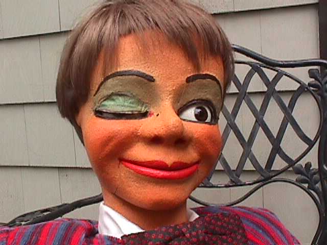 Ricky Tik, a ventriloquist figure attributed to Frank Marshall