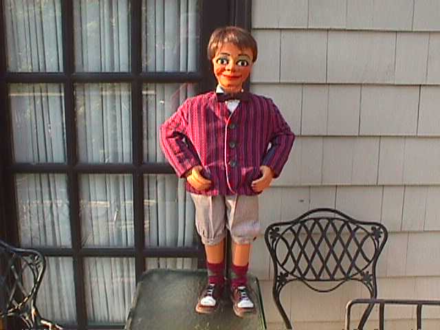 Ricky Tik, a ventriloquist figure attributed to Frank Marshall