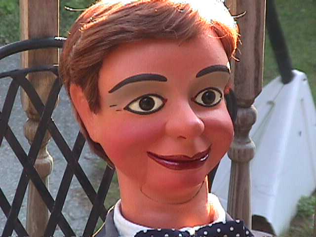 Another 1940's, a ventriloquist figure attributed to Frank Marshall