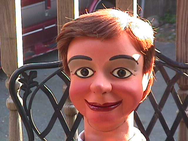 Another 1940's, a ventriloquist figure attributed to Frank Marshall