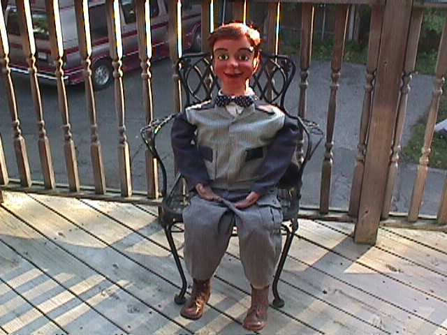 Another 1940's, a ventriloquist figure attributed to Frank Marshall