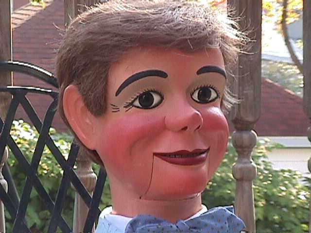 Completely Restored, a ventriloquist figure attributed to Frank Marshall